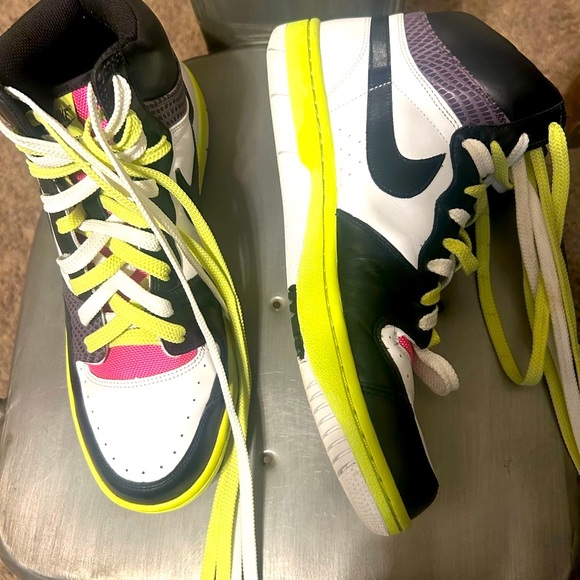 Men Nike Court Force Hi White - Picture 2 of 5